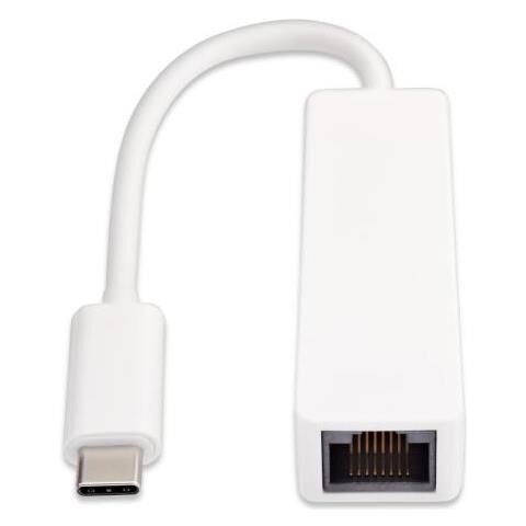 vers ADATTATORE USB-C A ETHERNET USB-C (M) A ETHERNET (F) BIANCO - Foto 2