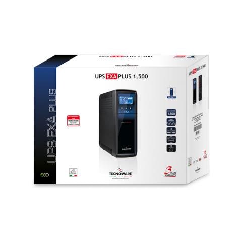 Gruppo di Continuità (UPS) a Linea Interattiva Exa Plus 1500 VA / 1050 W 8 Prese IEC USB / RJ-11 / RJ-45 - Foto 4
