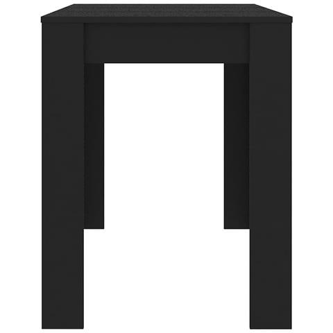 Tavolo da Pranzo Nero 120x60x76 cm in Legno Multistrato - Foto 7