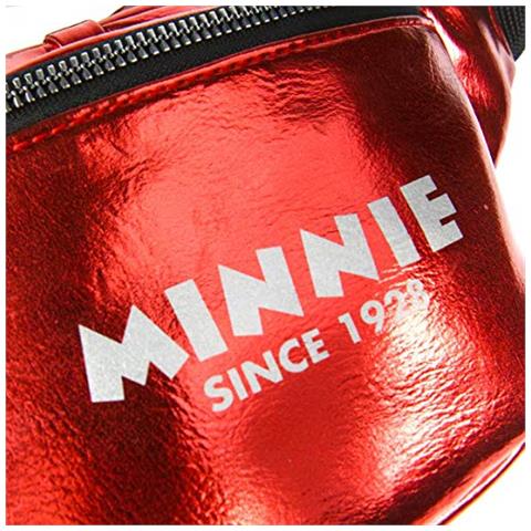 Crafts - Tracolla Borsa A Minnie, Da Donna Colore Rosso, 5 X 11 X 26 Cm (larghezza X Altezza X Profondità).  - Foto 2