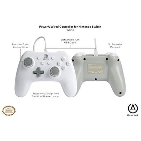 Controllore Cablato Per Nintendo Switch - Bianco - Nintendo Interruttore - Foto 2