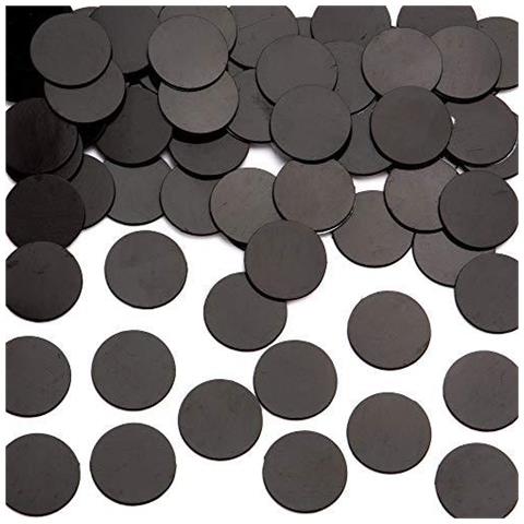 Grandi Dischi Magnetici Autoadesivi (confezione Da 100) Craft Nero Magneti Per Decorare - Foto 1