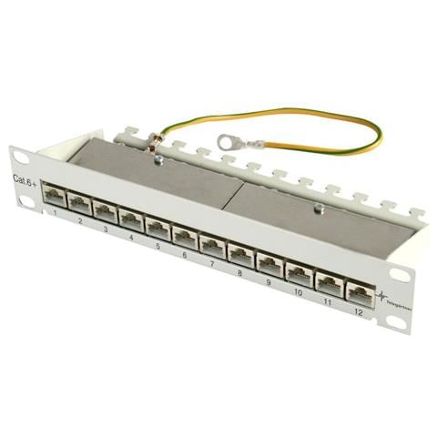 J02022A0057, Grigio, RJ45, Cat. 6A, Cat. 5e, IEC 60603-7-5 / -7-3 - Foto 1