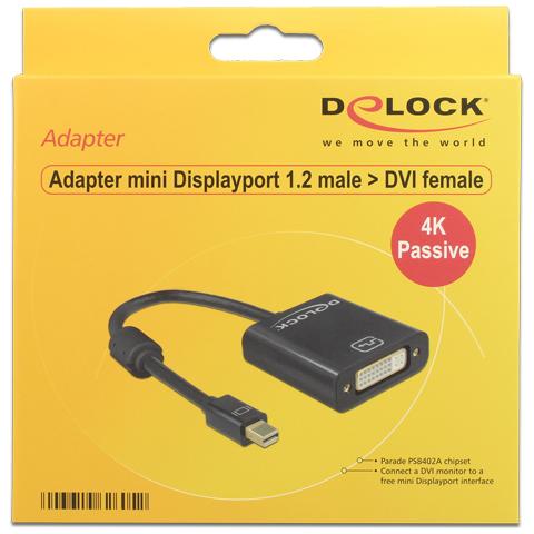 62605 mini Displayport 1.2 DVI-I 24+5 Nero cavo di interfaccia e adattatore - Foto 1