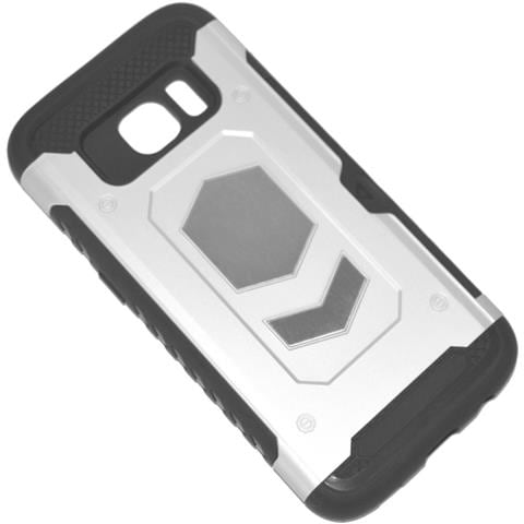 Custodia Defender Shell Alta Protezione Antiscivolo Magnetica Per Samsung Galaxy S7 G930 Silver - Foto 1