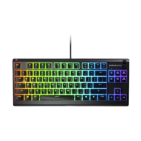 Tastiera Da Gioco Apex 3 Tenkeyless, Luce Led Rgb, Layout Nordico, Interruttori Neri, Cablati, Silenziosi - Foto 1