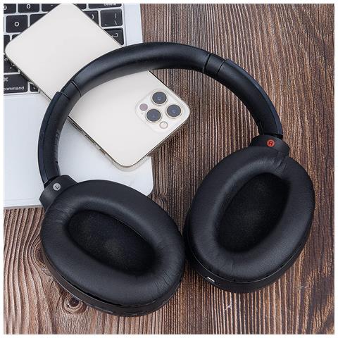 Cuscinetti Auricolari Per Sony Mdr-1000x Wh-1000xm2 1 Paio Nero - Foto 10