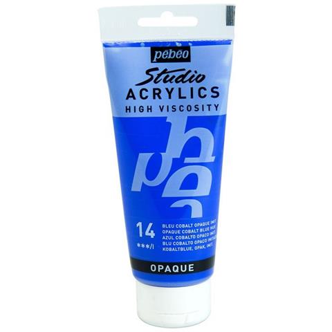 Pittura Acrilica Opaca - Blu Cobalto - 100 Ml - Foto 1