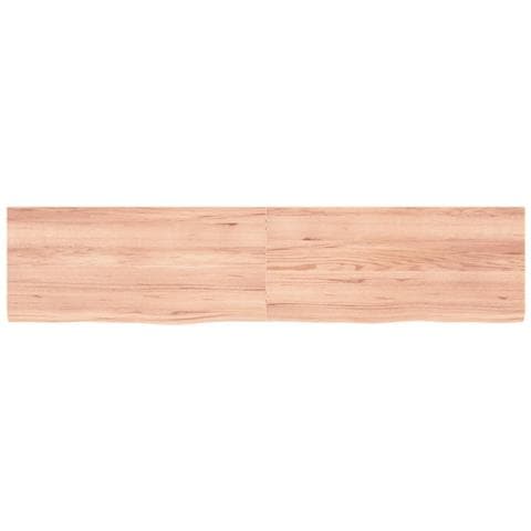 Piano Tavolo Marrone 180x40x (2-4) cm Massello Rovere Trattato - Foto 1