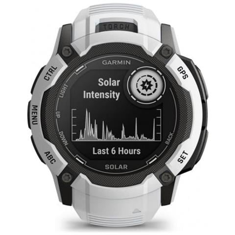 Instinct 2X Solar 2,79 cm (1.1") MIP 50 mm Digitale 176 x 176 Pixel Touch Screen Bianco GPS (Satellitare) - Foto 2