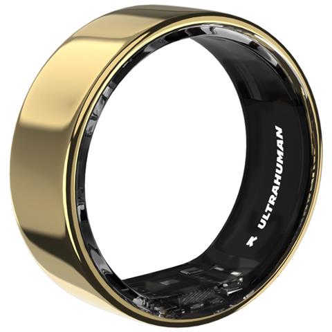 Anello Intelligente - Ring Air - Ultrahuman - Il Dispositivo Indossabile Per Il Monitoraggio Del Sonno E Del Fitness Più Leggero Al Mondo, Hrv, Monitoraggio Della Frequenza Cardiaca E Della Temperatura, Monitoraggio. Colore Oro - Foto 2
