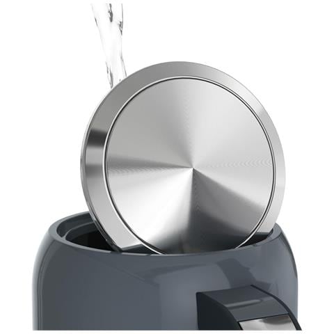 Bollitore Grigio Acciaio Inossidabile Plastica 1,7 L - Foto 2
