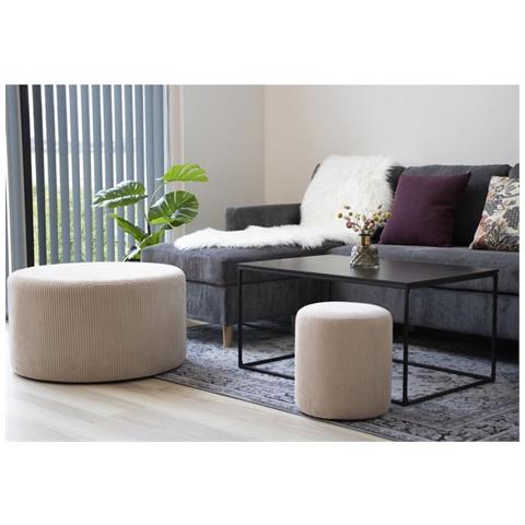 Tavolino Vita - Nero - Metallo - 60x90x45 Cm - Foto 8