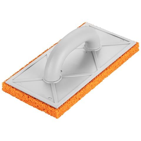 Cazzuola Con Spugna In Gomma 18 Mm, 280 X 140 Mm, Manico In Plastica - Foto 1