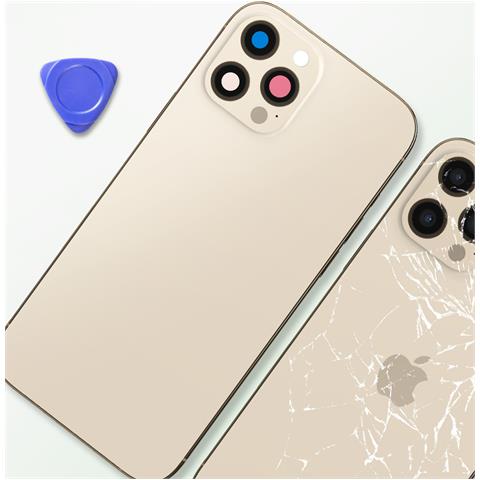 Frame Per Iphone 12 Pro Max Con Vetro Posteriore Di Ricambio - Foto 2