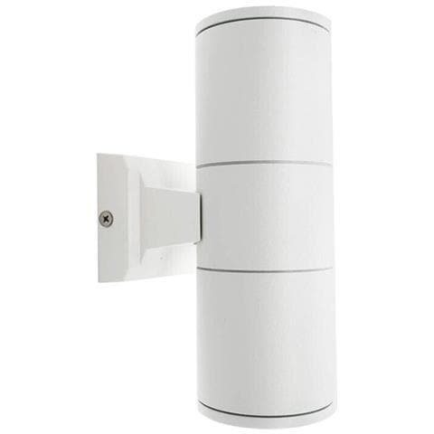 Applique Da Parete A Doppia Luce Giardino Esterno 2 X Porta Faretto Gu10 Es01b - Foto 1