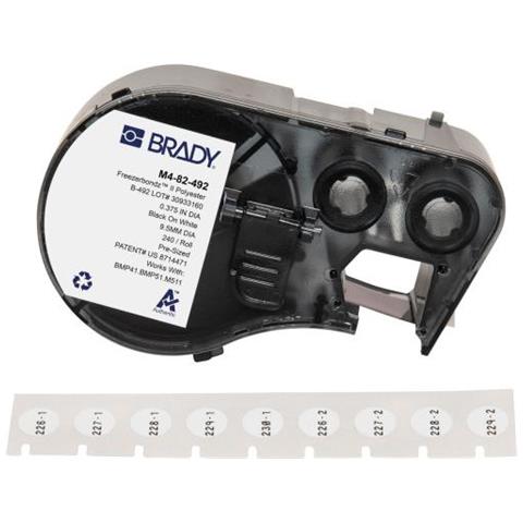 M4-82-492 Etichetta Per Stampante Nero, Bianco Etichetta Per Stampante Autoadesiva (bmp41/bmp51/bmp53/m511 - Freez - Foto 1