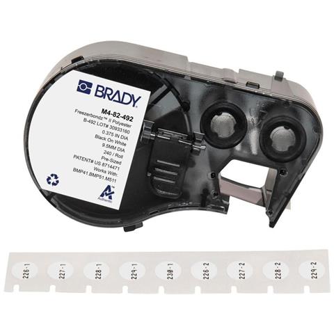 M4-82-492 Etichetta Per Stampante Nero, Bianco Etichetta Per Stampante Autoadesiva (bmp41/bmp51/bmp53/m511 - Freez - Foto 4