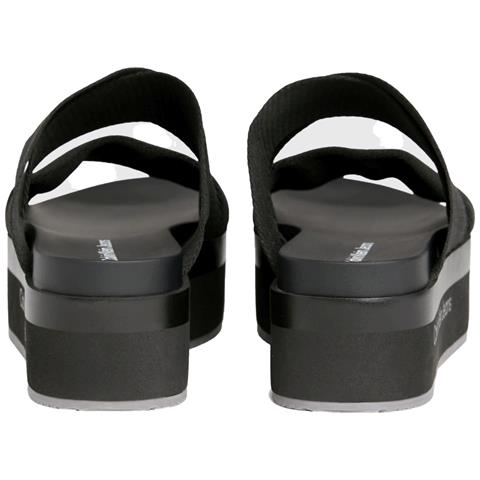 Flatform Sandal Webbing Sandali Sintetico Scarpe Donna Nero Eu 40, Yw0yw01361 0gt - Foto 3