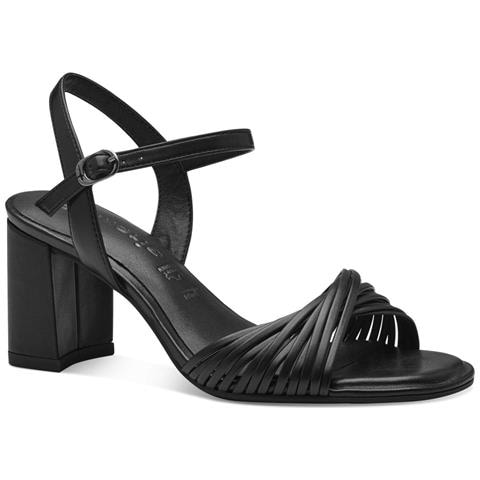 Black Elegant Open Sandals Sandali Sintetico E Tessile Scarpe Donna Nero Eu 37, 1-28324-42 001 - Foto 1