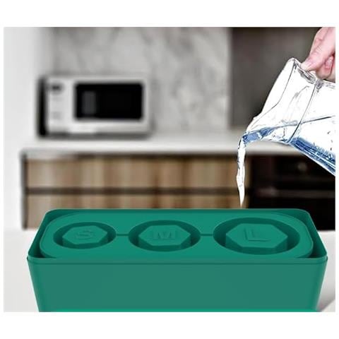 Stampo In Silicone Per Cubetti Di Ghiaccio Per Tazze Stanley - 3 Taglie Uniche - Foto 2