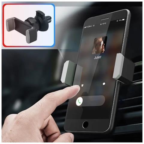 Supporto Per Telefono Da Ventilazione Auto - Compatibile Con Iphone 16/15/14/13/12/11 Pro Max & Telefoni Android, Rotazione 360°, Utilizzo Con Una Mano, Adatto A Tutti I Modelli Di Auto - Foto 2