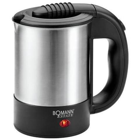 Bomann Wkr 1162 Cb 0.5l 1000w Nero, Acciaio Inossidabile Bollitore Elettrico - Foto 1
