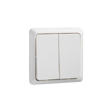 506254 Termoplastica Bianco Interruttore Della Luce - Foto 1