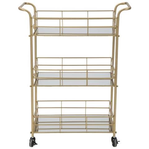 Carrello Mf4 - Oro - Metallo - 60x30,5x80 Cm - Foto 2