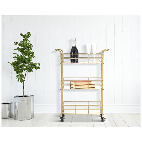 Carrello Mf4 - Oro - Metallo - 60x30,5x80 Cm - Foto 8