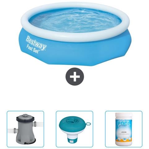 Piscina Fuori Terra - In Giro - 305x76 Cm - Blu - Include Accessori Coordinati Cb41 - Foto 1