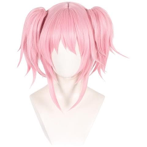 Parrucca Cosplay Rosa - 100% Fibra Ad Alta Temperatura, Perfetta Per Giochi Di Ruolo Anime E Feste - Foto 1