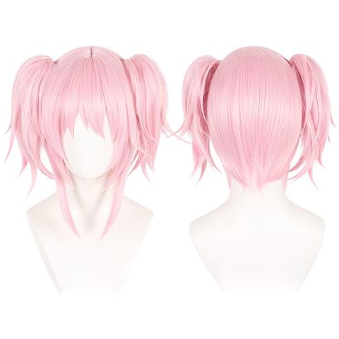 Parrucca Cosplay Rosa - 100% Fibra Ad Alta Temperatura, Perfetta Per Giochi Di Ruolo Anime E Feste - Foto 2