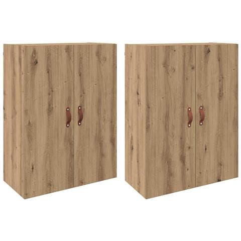 Armadi da Muro 2 pcs rovere artigianale 69.5 x 34 x 90 cm - Foto 1
