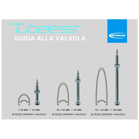 Valvole Tubeless Presta 100mm Kit 2pz 021 - Foto 1