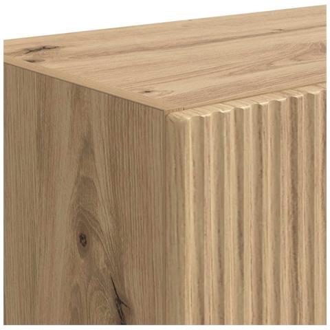 Mobile TV da parete Rovere artigianale 59,5 x 31 x 100 cm - Foto 9