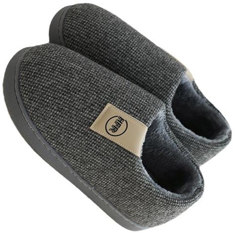 Pantofole In Cotone Scozzese Accoglienti - Copertura Completa, Calde E Antiscivolo Per Interni L - Foto 1