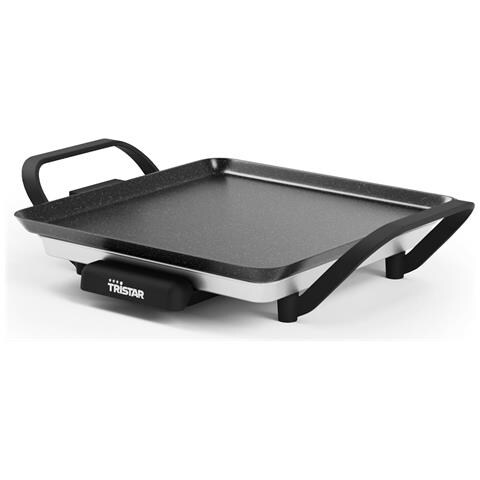 Griglia Da Tavolo Slim S - Una Superficie Di Cottura Di 28 X 28 Cm - Termostato Regolabile - Rivestimento Antiaderente - Vaschetta Raccogli Grasso Removibile - Foto 1