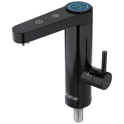 Ih1206 Rubinetto Elettrico Con Scaldabagno Istantaneo, Acqua Calda Subito Display, Inox 3600w Nero - Foto 1