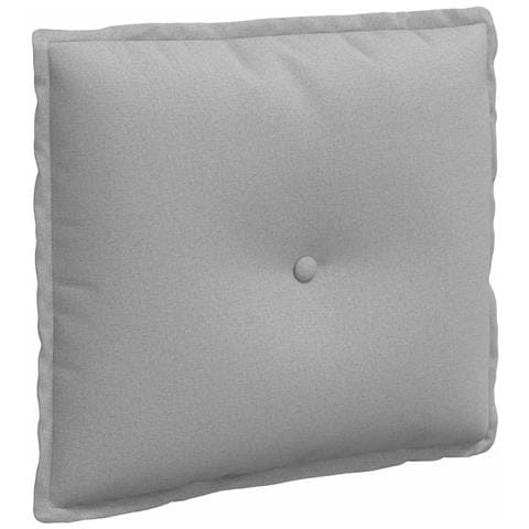 Cuscino per Schiena Grigio Nuvola 50 x 19 x 45 cm Tessuto - Foto 1