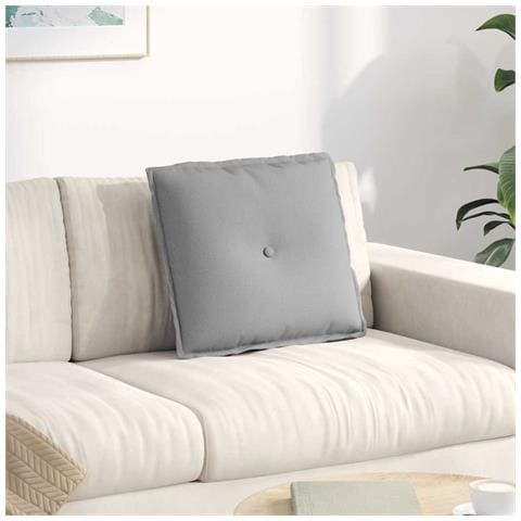 Cuscino per Schiena Grigio Nuvola 50 x 19 x 45 cm Tessuto - Foto 2