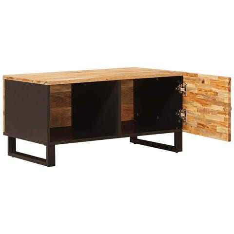 Tavolino da salotto Marrone 80 x 50 x 40 cm - Foto 2