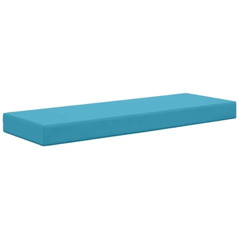 Cuscino da Sedia Esterno Blu Reale 111,5 x 40 x 8 cm - Foto 1