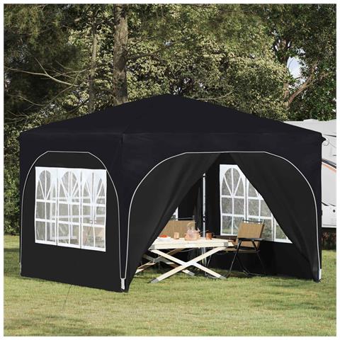 Tenda per feste a pop-up 290 x 290 x 245 cm Antracite - Foto 2