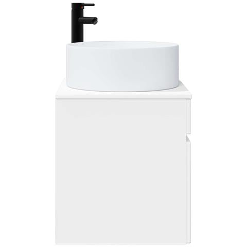 Mobile lavabo da parete Bianco Lucido 49 x 44,5 x 65,5 cm - Foto 2