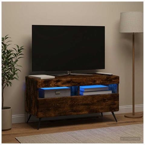 Mobile TV LED Rovere Fumo Legno ingegnerizzato - Foto 2