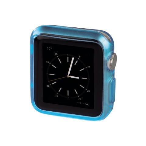 1x2 protezione Crystal Apple Watch 38mm trans / blu - Foto 2