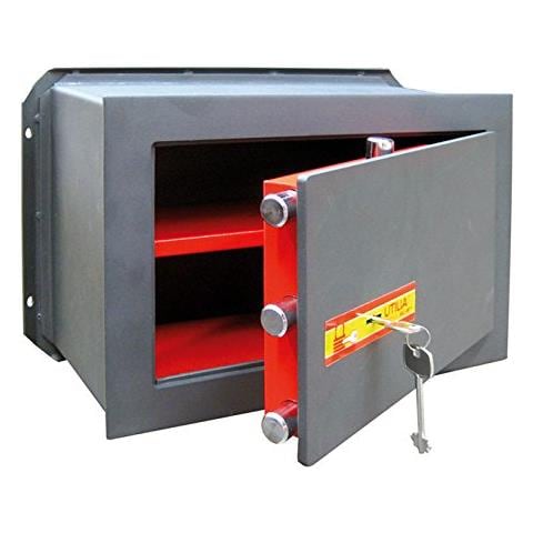 Cassaforte A Muro Con Chiave In Acciaio Verniciato Mm 420X280Xh 200 - Foto 1