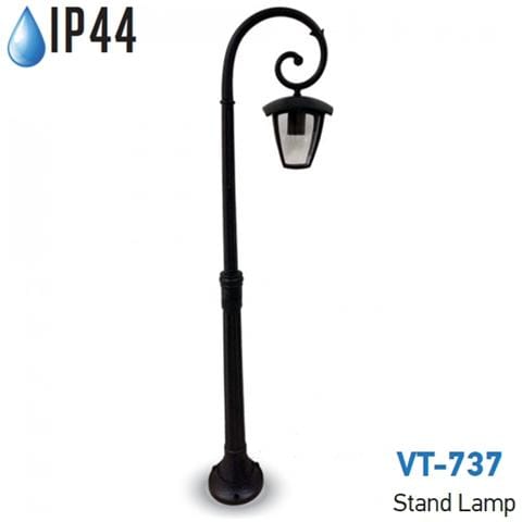 Palo Da Giardino 136 Cm Lampione Segnaviali Da Terra E27 Ip44 Esterno Vt-737 7060 - Foto 1