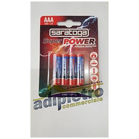 Batterie Alcaline Aaa Super Power Lr03 Batteria. - Foto 1